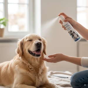 Spray antiparazitare câini și pisici, 200 ml, acțiune 4 luni, purici, capușe, pentru ouă, larve, și adulți, fără substanțe chimice periculoase
