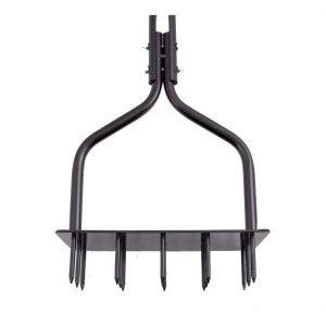 Aerator manual pentru gazon cu 15 tije, tijă 5.5 cm, lățime de lucru 25 cm, înălțime 1 metru, greutate 2.7 kg