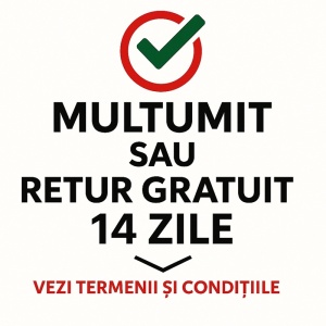 Brad de Craciun artificial, decorat cu conuri de pin, fructe de padure si baza de lemn cu iuta naturala, 50 cm inaltime - Img 8