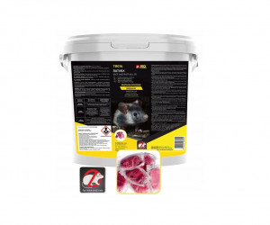 Momeală atractantă anti șoareci și șobolani Pro, profesional, 1000 grame, aromă de somon, efect rapid 4-7 zile