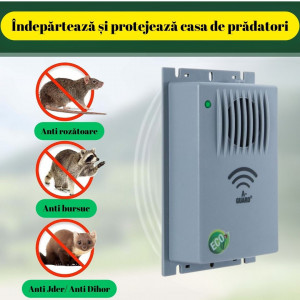 Aparat profesional anti dihori și anti jder, alimentare baterii, acoperire 50 mp2, ultrasunete, portabil
