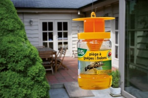 Capcană viespi profesională, fără atractant, reutilizabilă, agățătoare, non-toxic
