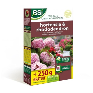 Îngrășământ granular pentru hortensii NPK 5-3-5 + 2 % Magneziu, acțiune 120 zile, organic-mineral, 1.25 kilograme