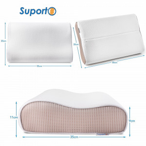 Perna de dormit ergonomica hipoalergenică - Tencel Lyocell