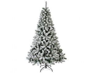 Brad artificial de lux Viena imperial, 300 cm, diametru 166 cm, 2047 crengute, aspect nins, zapada premium, stand metalic