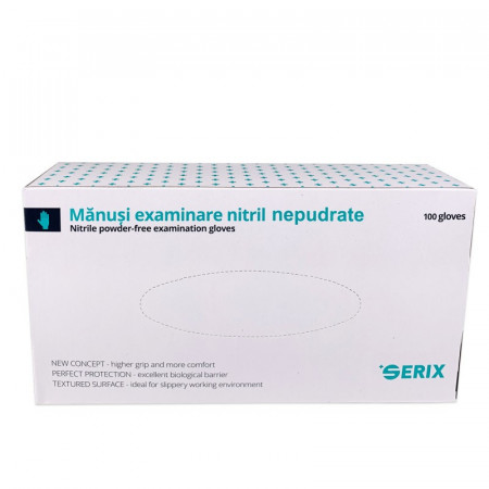 Manusi nitril nepudrate Serix