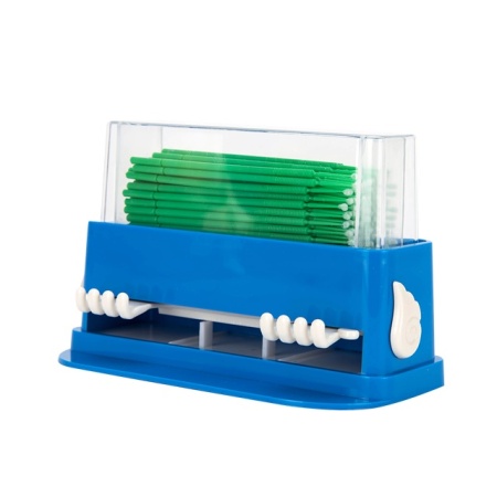 Aplicatoare cu puf in dispenser