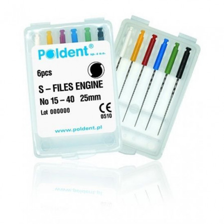 Ace S-Files 25 mm 6 buc Endostar