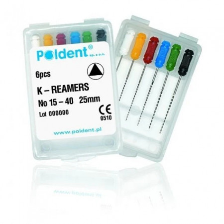 Ace K-Reamers 25 mm 6 buc Endostar