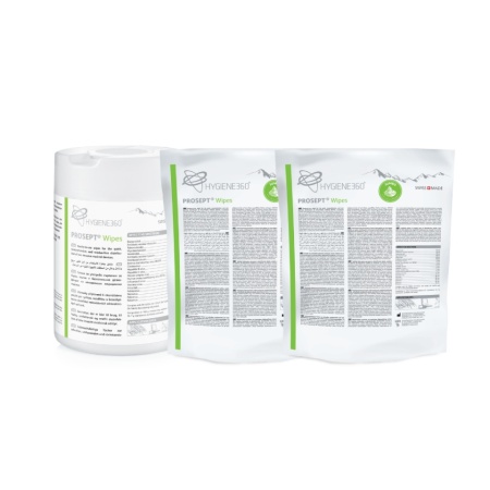 Pachet 2 x Prosept servetele Jumbo rezerva + Cutie dozare Hygiene360
