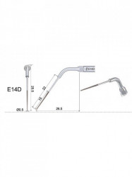 Ansa Endo E14D Diamantata EMS Woodpecker