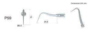 Ansa pentru tratament parodontal P59 Woodpecker - Img 4