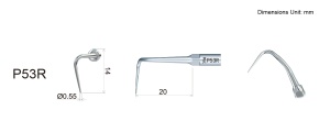 Ansa pentru tratament parodontal P53R Woodpecker - Img 4