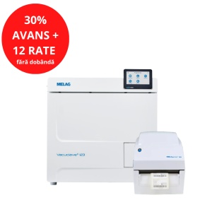 Autoclav Vacuclave Pro Line 123 23 L Melag + Imprimanta MELAprint 80 + Sistem MELAdem 40