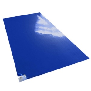Covoras antibacterian albastru 45x115 cm 30 file Schulzer - Img 2