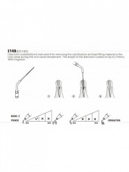Ansa Endo ED14D Diamantata DTE/SATELEC Woodpecker