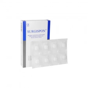 Bureti hemostatici 10x10x10 mm 32 buc Surgispon - Img 2
