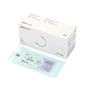Fire sutura PGA (acid poliglicolic) triunghi Wego