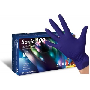 Manusi nitril nepudrate Aurelia Sonic cutie 100 buc Supermax
