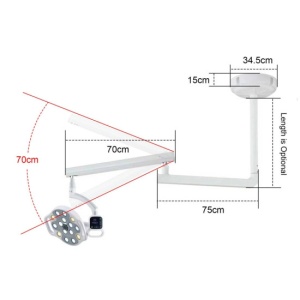 Lampa chirurgicala prindere tavan 100.000 lux Schulzer - Img 2