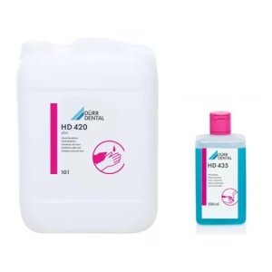 Dezinfectant pentru maini 10 L HD 420 Durr Dental + 6 flacoane Lotiune de curatare 0,5 L HD 435 GRATUIT