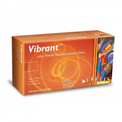 Manusi latex nepudrate Vibrant