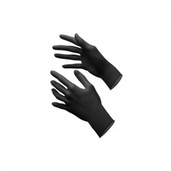 Manusi nitril nepudrate negre Schulzer