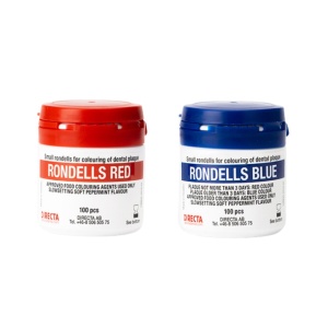Indicator placa Rondell Red/Blue 100 buc Directa Dental