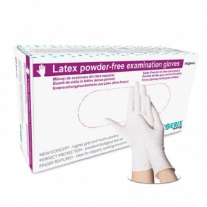 Manusi nepudrate latex 100 buc Serix