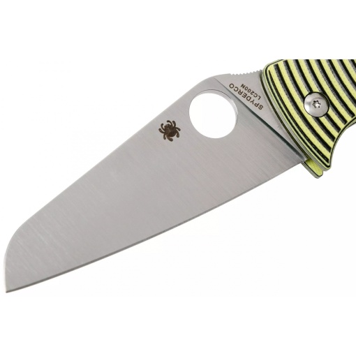 Briceag Caribbean™ G-10 Negru/Galben Sheepfoot, Spyderco - Img 4