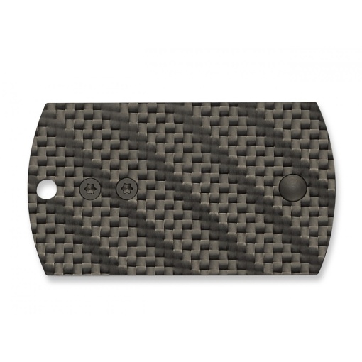 Briceag Dog Tag Folder CF/G-10 Laminate Black, Spyderco - Img 3