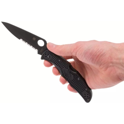 Briceag Endura® 4 FRN negru/lama neagra, Spyderco - Img 7
