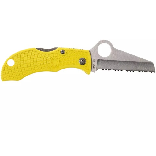 Briceag Manbug™ Salt™ FRN Yellow Sheepfoot, Spyderco - Img 8