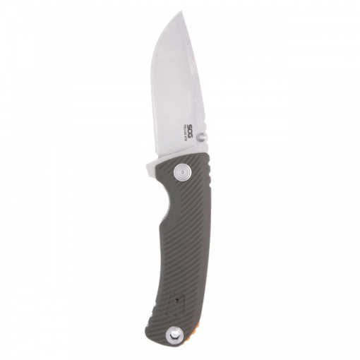 Briceag SOG TELLUS ATK - Olive Drab - Blaze Orange - Img 3
