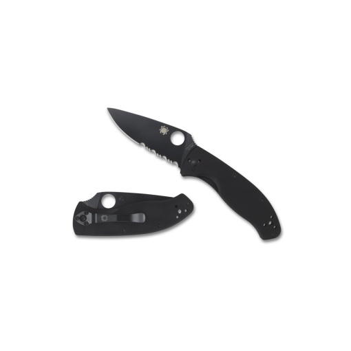 Briceag Tenacious™ G-10 negru / lama neagra, Spyderco - Img 8