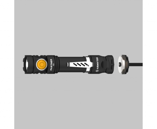 F07802C Lanterna Partner C2 Magnet USB White, Armytek - Img 4