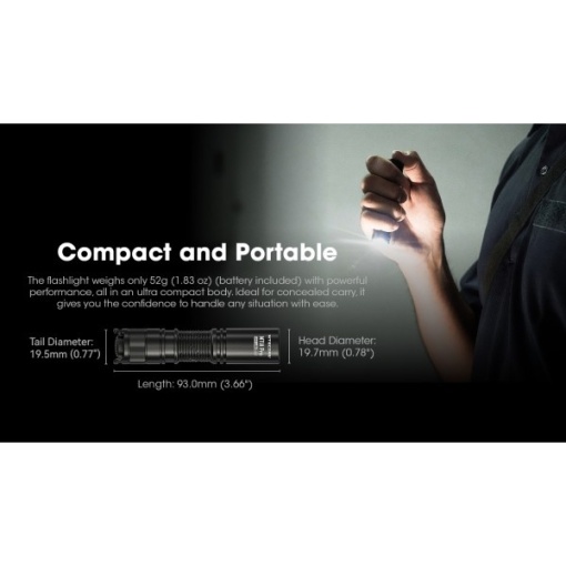Nitecore MT1A Pro, Lanterna Mana - Img 6