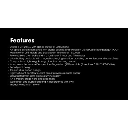 Nitecore NPL25, Lanterna Pistol - Img 6
