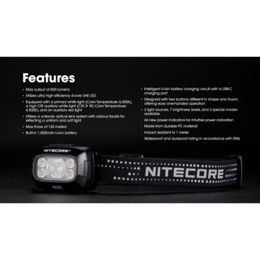 Nitecore NU30, Lanterna Frontala - Img 6