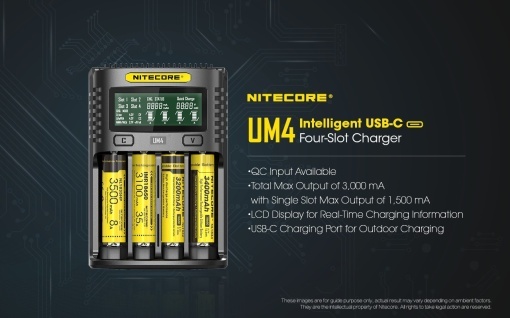 Nitecore UM4, Incarcator USB - Img 2
