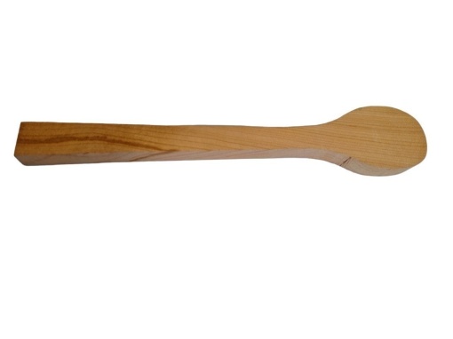 Set 2 linguri si spatula de cioplit din lemn de cires - Img 6