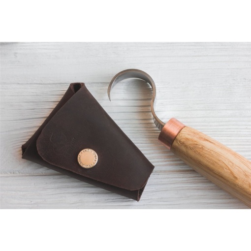 SH2 Teaca din piele pentru cutit carlig, BeaverCraft - Img 2