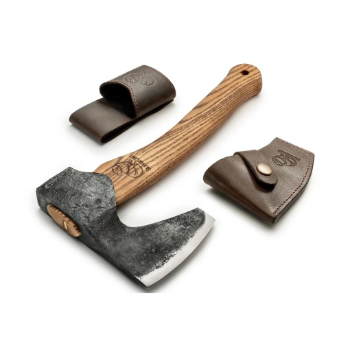 AX6 Topor compact cu barba Bushcraft, BeaverCraft - Img 2
