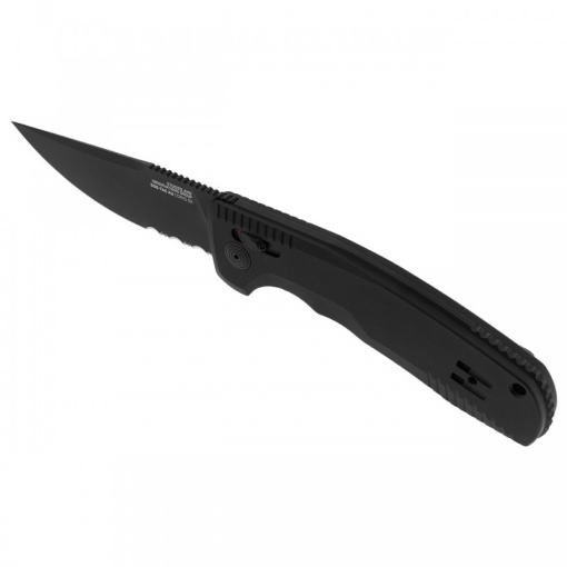 Briceag automat SOG - TAC AU - BLACK / PARTIAL SERRATED - Img 3