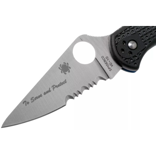 Briceag Delica® 4 Lightweight Thin Blue Line, Spyderco - Img 2