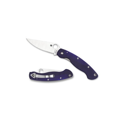 Briceag Military™ Model G-10 Dark Blue CPM S110V, Spyderco - Img 8