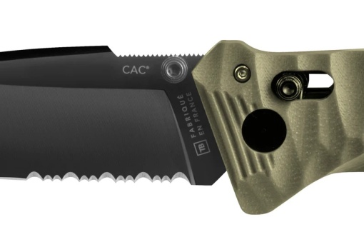 Briceag outdoor C.A.C.® maner PA6 cu lama zimtata si clema buzunar , TB Outdoor - Img 5
