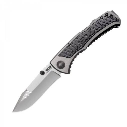 Briceag SOG - SideSwipe - Grey TiNi - Img 3