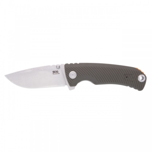 Briceag SOG TELLUS ATK - Olive Drab - Blaze Orange - Img 4