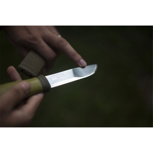 Cutit bushcraft, camping, supravietuire 2000, verde, Morakniv - Img 3